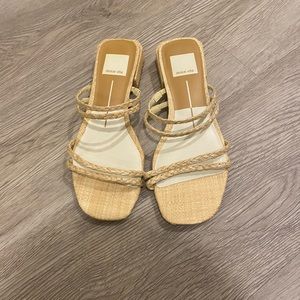 dolce vita raffia sandals